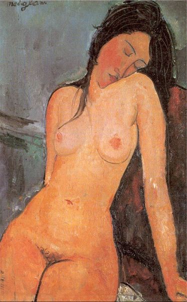 peinture nu Modigliani