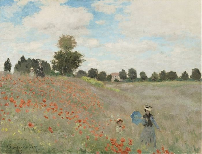 Coquelicots Claude Monet