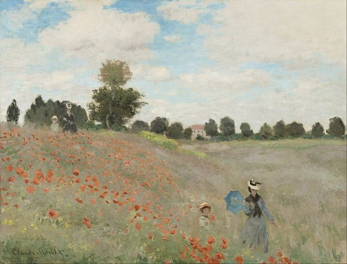 Coquelicots Claude Monet