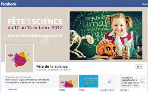 Fte de la science 2012 facebook
