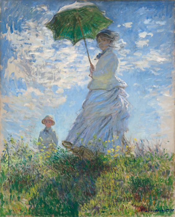 Monet femme ombrelle