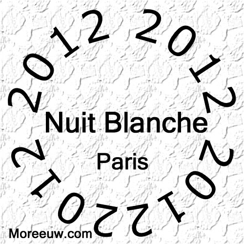 Nuit blanche 2012 Paris