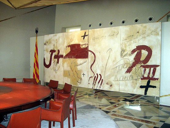 peinture Antoni Tàpies