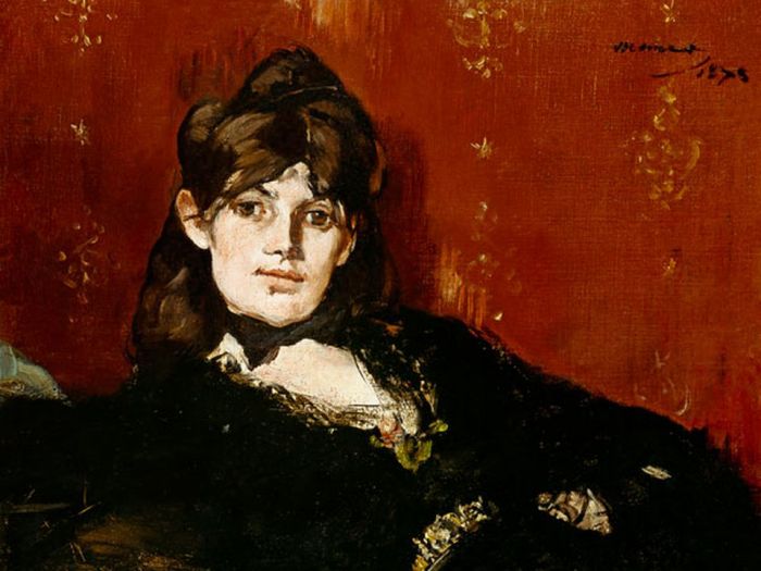 Portrait de Berthe Morisot par Manet