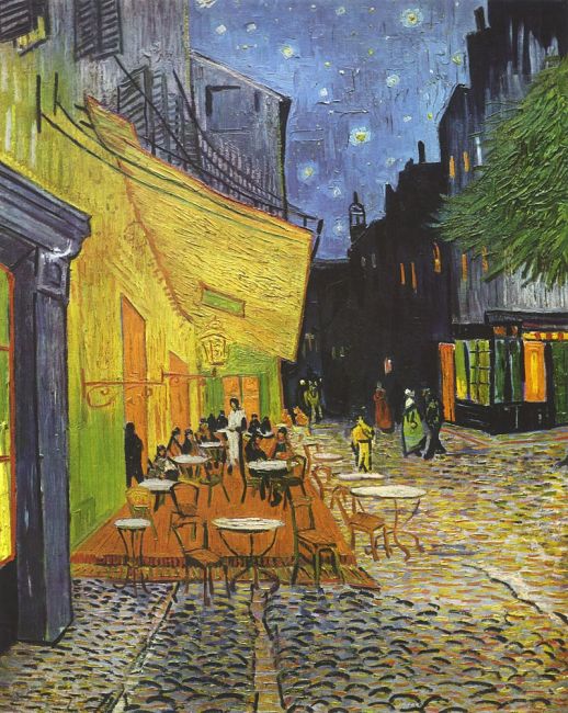 Terrasse du caf le soir Vincent van Gogh