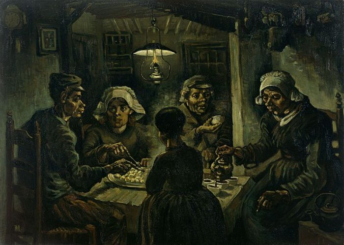 Van Gogh les mangeurs de pommes de terre