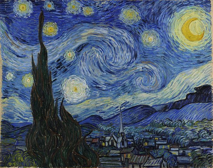 La Nuit toile van Gogh