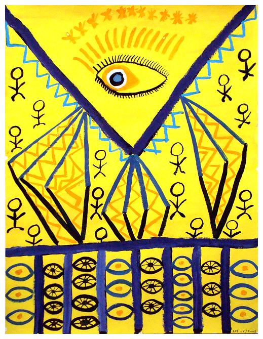 gouache jaune