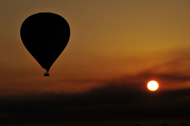 photographie montgolfiere