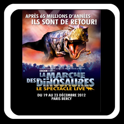 spectacle dinosaure paris 2012